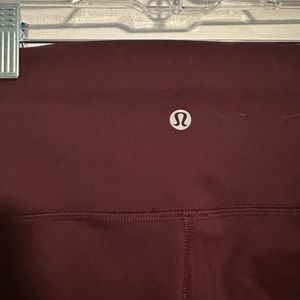 Lululemon Wunder Train Legging 25” CASSIS color